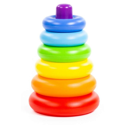 Развивающая игрушка Пирамидка Колечко Полесье 59260 01